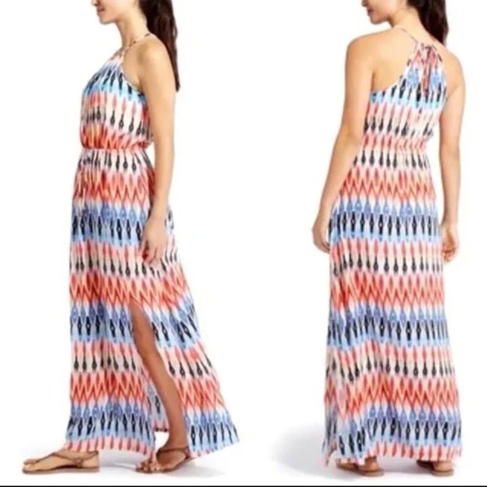 Multicolor Sleeveless Maxi Dress